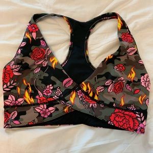 Zumba fitness sports bra